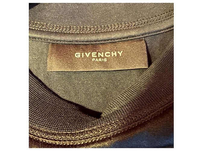 Givenchy T-shirt Oversized Monster in seta Nero - vista 3