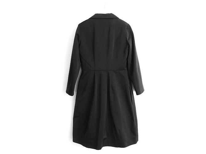 Marni Abito trench in misto cotone nero - vista 5