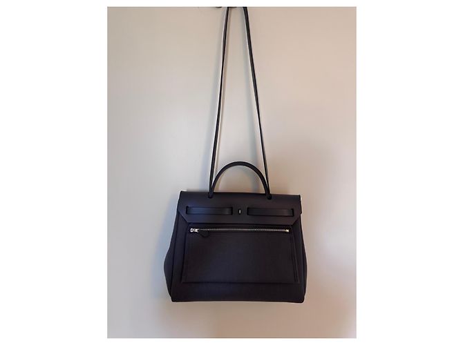 Borsa Hermès Herbag 31 Grigio Ardoise Grigio antracite - vista 2