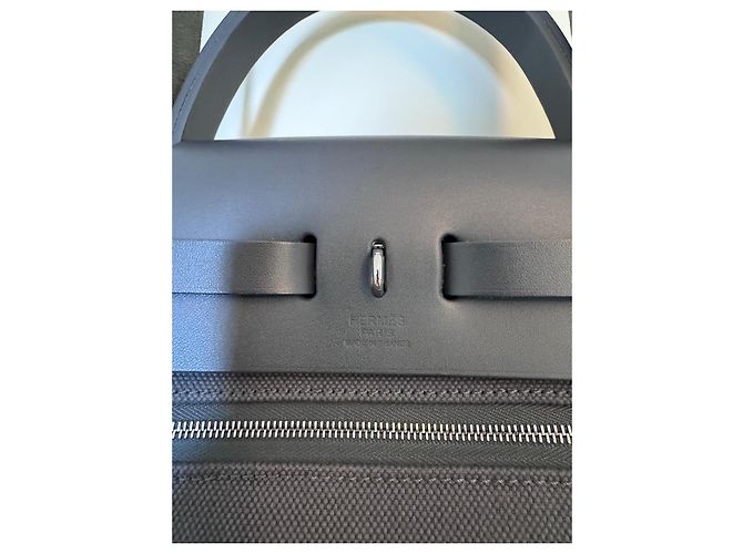 Borsa Hermès Herbag 31 Grigio Ardoise Grigio antracite - vista 3