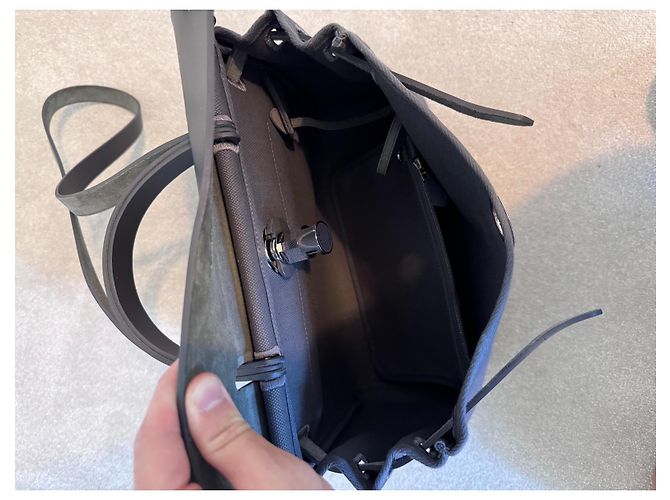 Borsa Hermès Herbag 31 Grigio Ardoise Grigio antracite - vista 6