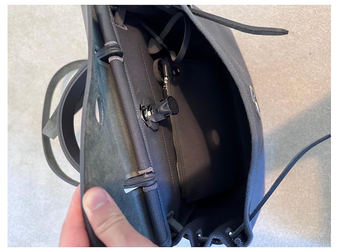 Borsa Hermès Herbag 31 Grigio Ardoise Grigio antracite - vista 7