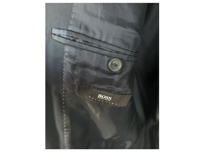 Giacca da abito Hugo Boss Selection Super 150 blu navy Blu scuro - vista 3