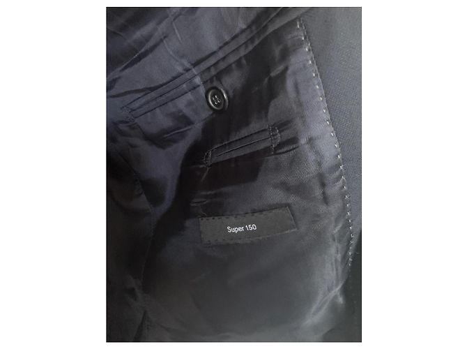Giacca da abito Hugo Boss Selection Super 150 blu navy Blu scuro - vista 4