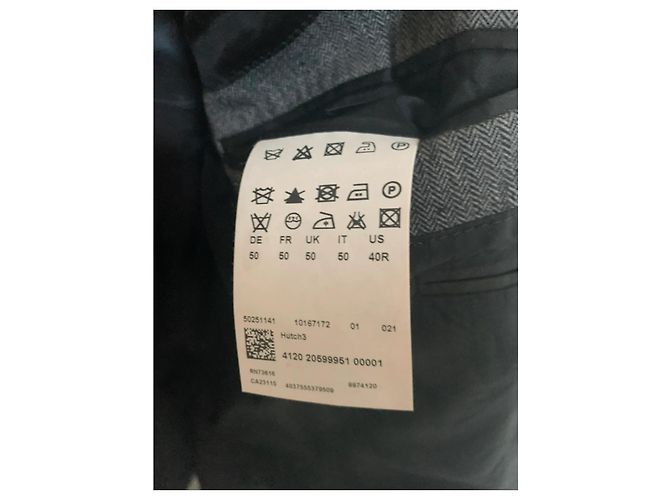 Hugo Boss Blazer in Cotone Grigio - vista 6