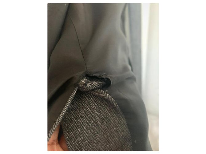 Hugo Boss Blazer in Cotone Grigio - vista 7