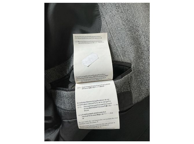 Hugo Boss Blazer in Cotone Grigio - vista 8