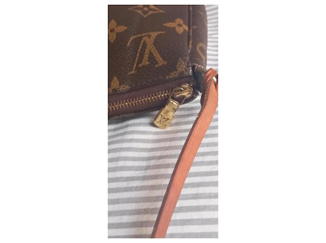 Louis Vuitton Pochette Monogram Canvas Marrone Monogramma - vista 12