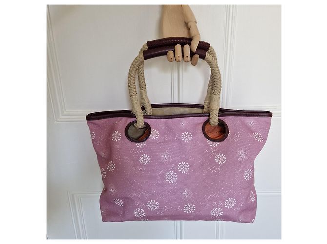 Anya Hindmarch Borsa Tote Floreale Rosa - vista 2