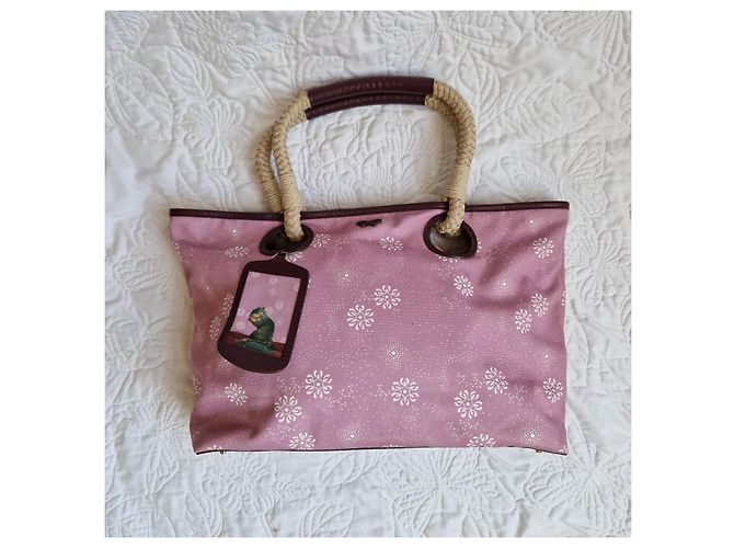 Anya Hindmarch Borsa Tote Floreale Rosa - vista 3