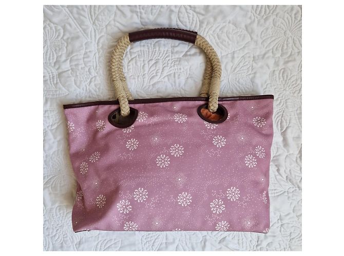 Anya Hindmarch Borsa Tote Floreale Rosa - vista 6