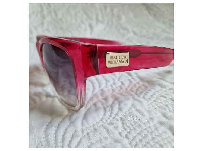 Occhiali da sole Matthew Williamson x Linda Farrow Rosa - vista 2