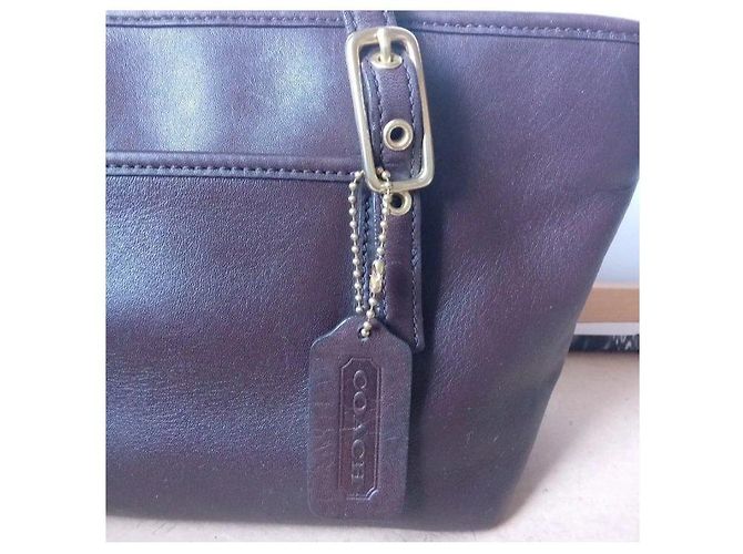Coach Market Kleine Leder-Tragetasche - Braun Dunkelbraun - Ansicht 3