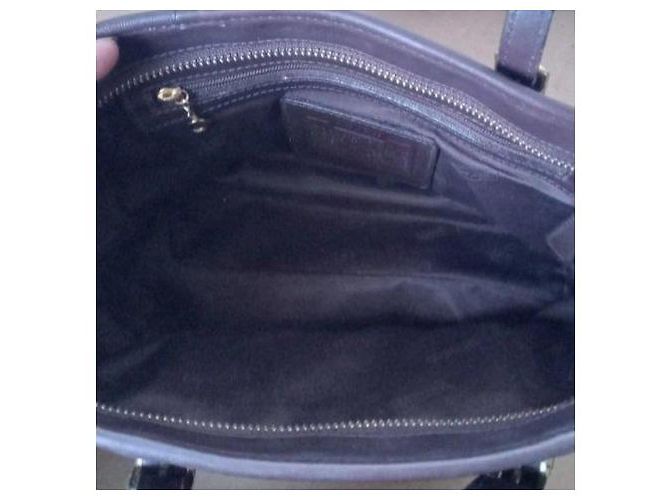 Coach Market Kleine Leder-Tragetasche - Braun Dunkelbraun - Ansicht 8