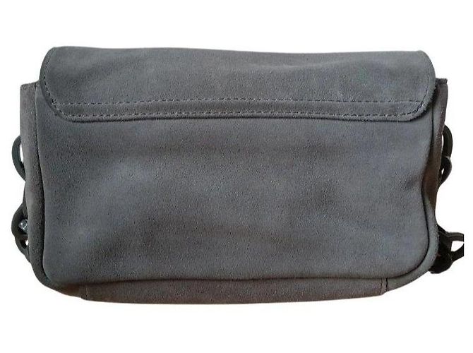 By Malene Birger Malene Birger graue Wildleder-Schultertasche mit Blumen - Ansicht 5