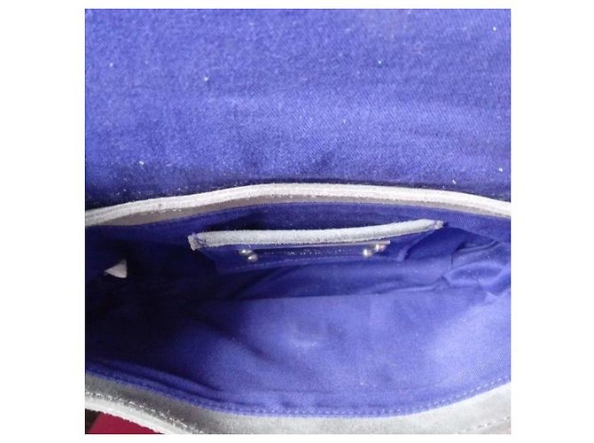 By Malene Birger Malene Birger graue Wildleder-Schultertasche mit Blumen - Ansicht 7