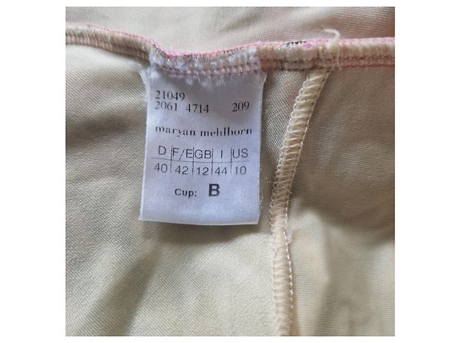 Autre Marque Maryan Mehlhorn Einteiler-Badeanzug Leopardenprint Braun Pink - Ansicht 5