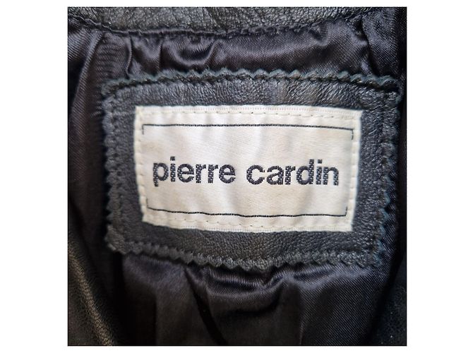 Pierre Cardin Blazer de cuero negro - vista 6