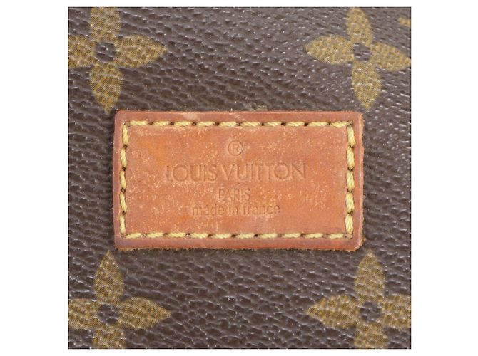 Borsa a tracolla in pelle Louis Vuitton Monogram Saumur 30 M42256 Marrone - vista 9