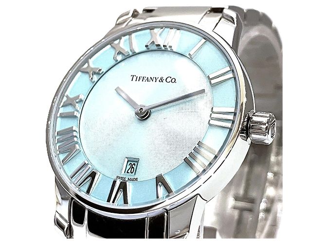 Tiffany & Co. Atlas 2-Zeiger Uhr mit Datum - Ansicht 4