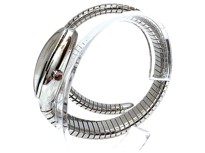 Bulgari Bvlgari Serpenti Armbanduhr aus Edelstahl - Ansicht 2