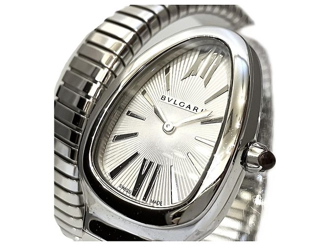 Bulgari Bvlgari Serpenti Armbanduhr aus Edelstahl - Ansicht 4