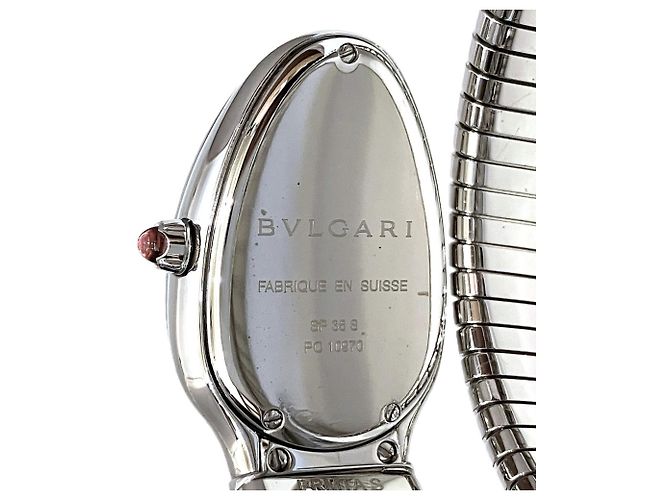 Bulgari Bvlgari Serpenti Armbanduhr aus Edelstahl - Ansicht 5