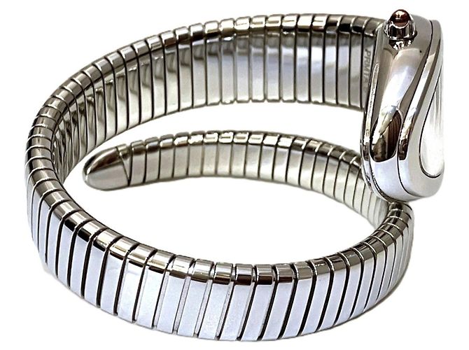 Bulgari Bvlgari Serpenti Armbanduhr aus Edelstahl - Ansicht 7