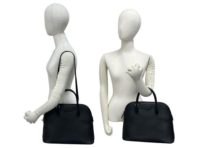 Hermès Hermes Vintage Bolide 35 Handtasche Schwarz - Ansicht 2