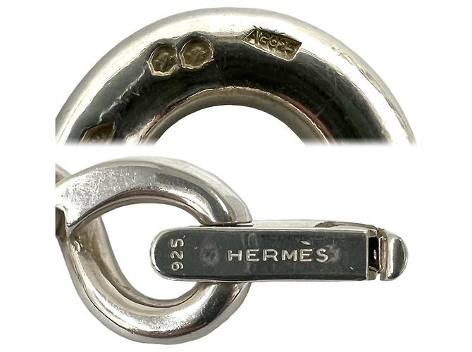 Hermès Collana Hermes Vintage Torsade MM Argento - vista 3