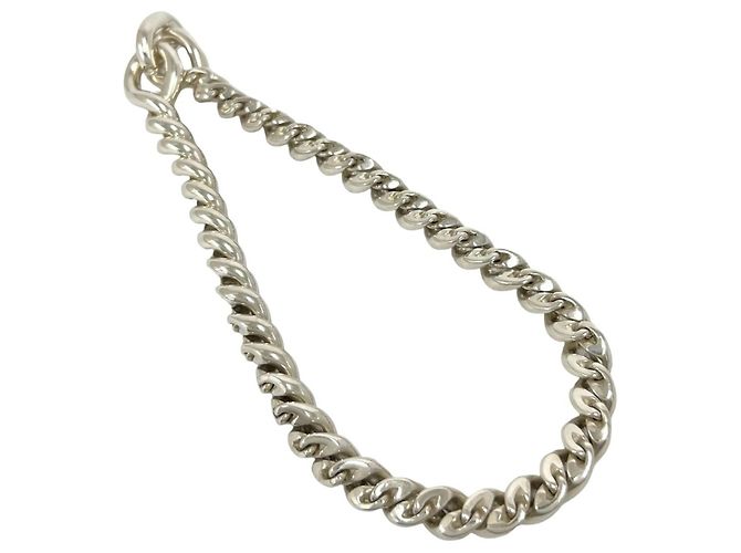 Hermès Collana Hermes Vintage Torsade MM Argento - vista 6