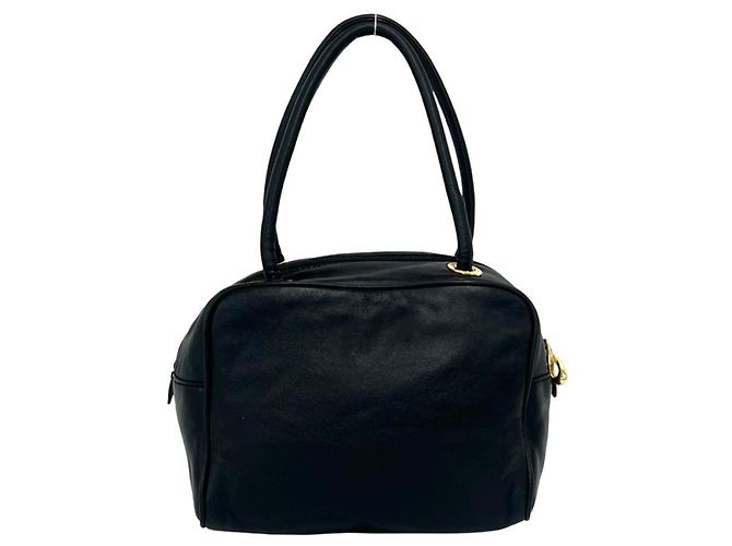 Loewe Anagram Mini Handtasche aus Leder Schwarz - Ansicht 3