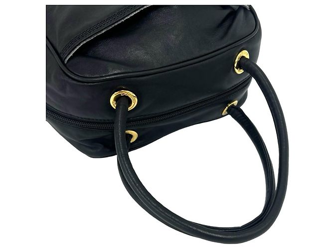 Loewe Anagram Mini Handtasche aus Leder Schwarz - Ansicht 4
