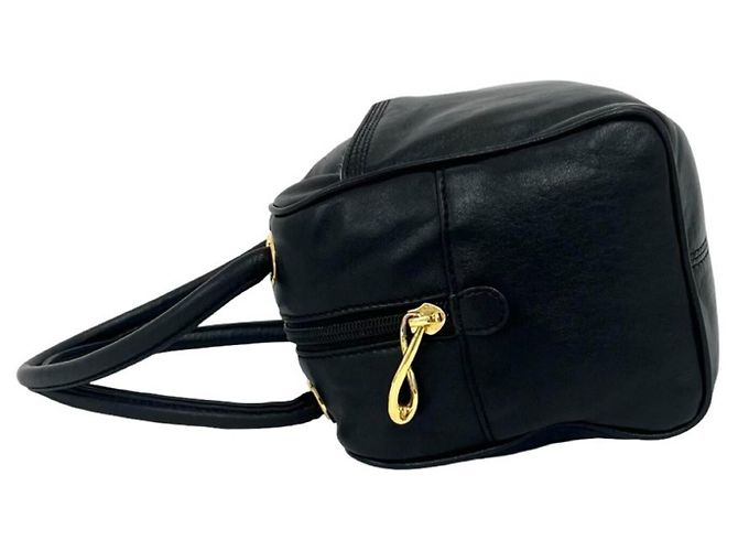Loewe Anagram Mini Handtasche aus Leder Schwarz - Ansicht 5