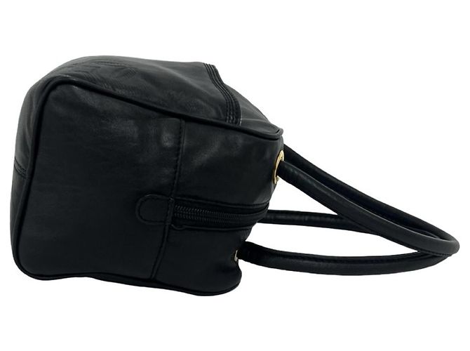 Loewe Anagram Mini Handtasche aus Leder Schwarz - Ansicht 6