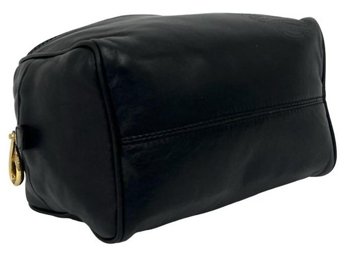 Loewe Anagram Mini Handtasche aus Leder Schwarz - Ansicht 7
