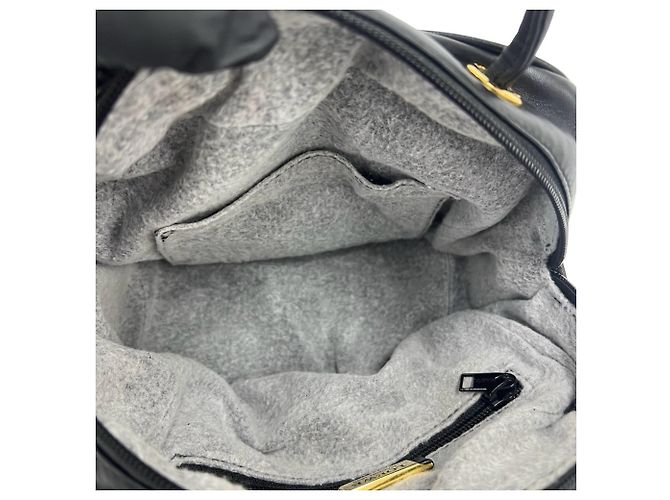 Loewe Anagram Mini Handtasche aus Leder Schwarz - Ansicht 9