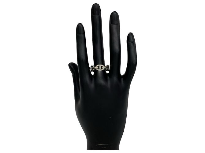 Hermès Hermes Vintage Chaine d'Ancre Enchainée PM Ring Silber - Ansicht 2