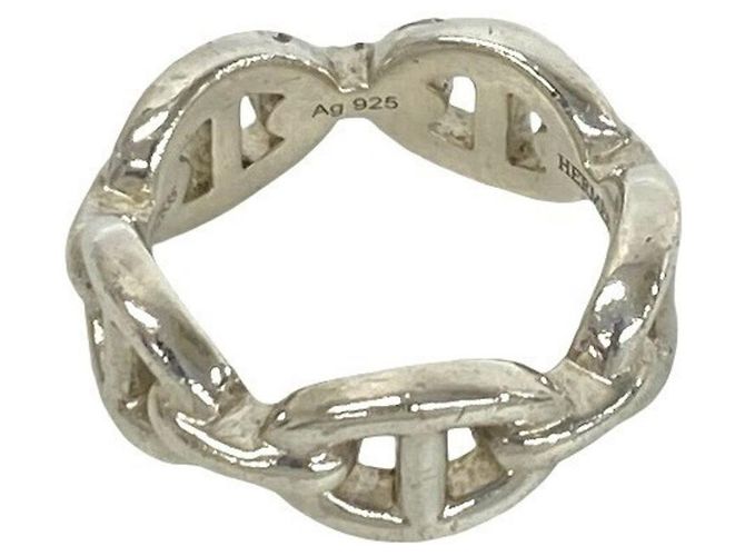 Hermès Hermes Vintage Chaine d'Ancre Enchainée PM Ring Silber - Ansicht 4