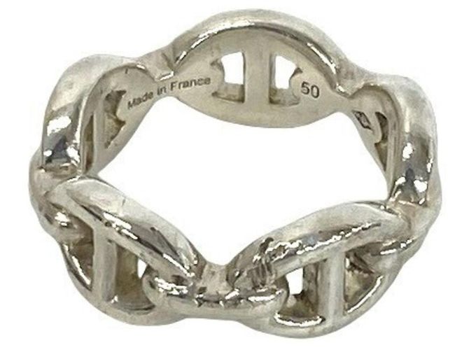 Hermès Hermes Vintage Chaine d'Ancre Enchainée PM Ring Silber - Ansicht 5