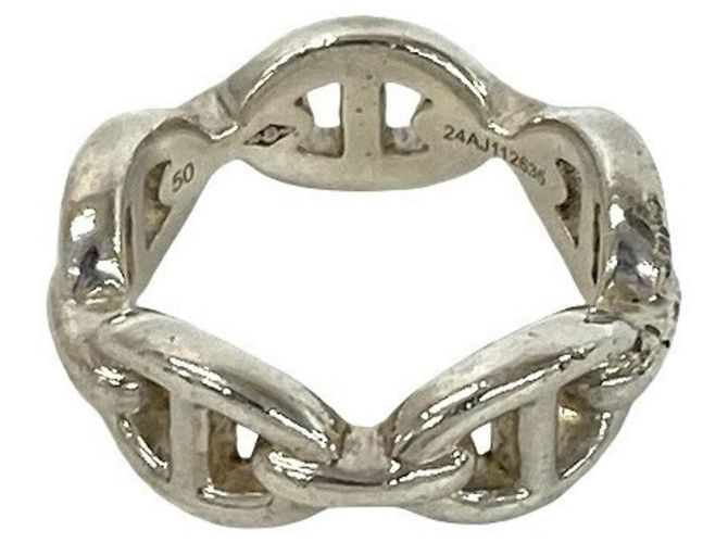 Hermès Hermes Vintage Chaine d'Ancre Enchainée PM Ring Silber - Ansicht 6