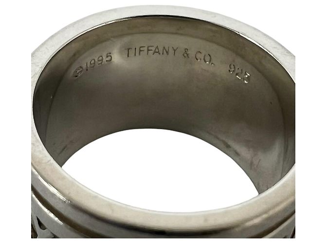 Tiffany & Co Tiffany Atlas Wide Band Ring Silvery - view 3