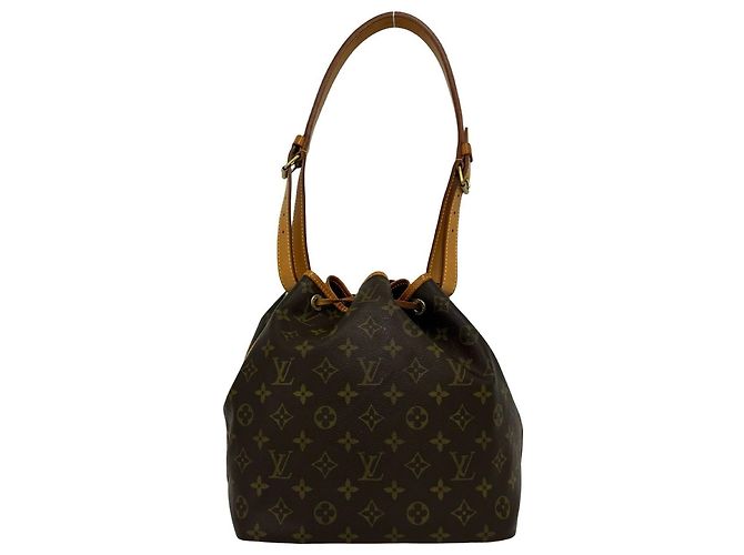 Noe Louis Vuitton Vintage Petit Noé Monogram Schultertasche aus Leder - Ansicht 3