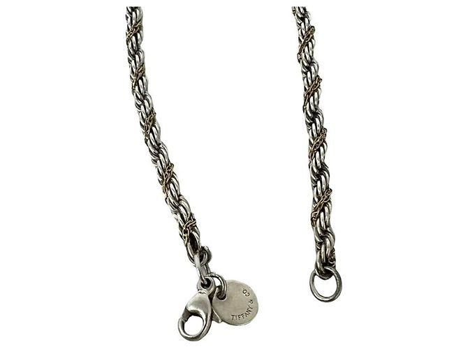 Tiffany & Co Bracciale Tiffany Twist Rope Argento D'oro - vista 4