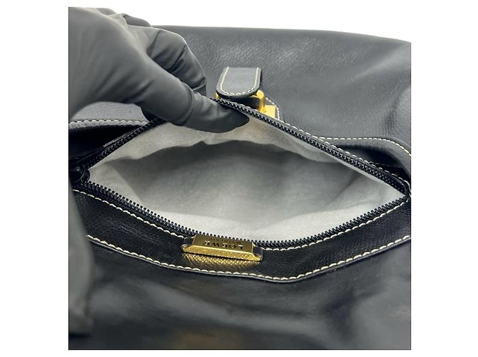 Loewe Vintage Anagram Logo Schultertasche aus Leder - Ansicht 10