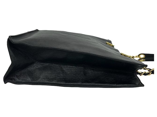 Borsa a spalla Chanel in pelle Caviar Nero - vista 6