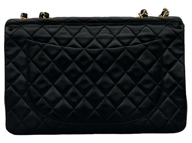 Chanel Matelassé Coco Mark Lammleder 2-Way Shoulder/Tote Bag Schwarz - Ansicht 3