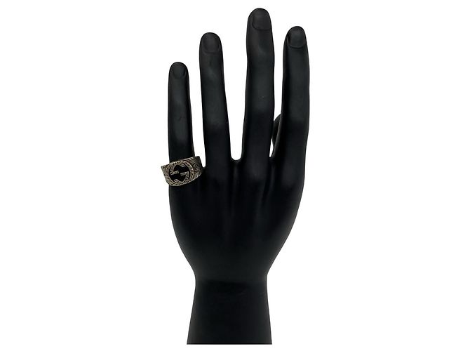 Gucci Arabesque Band Ring Silvery - view 2