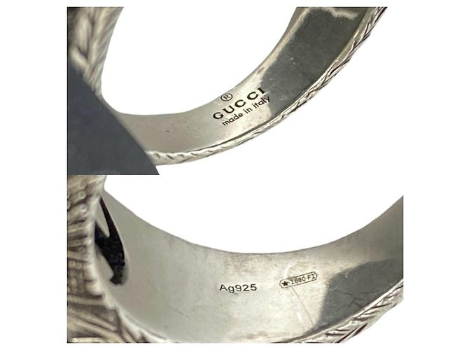 Gucci Arabesque Band Ring Silvery - view 3