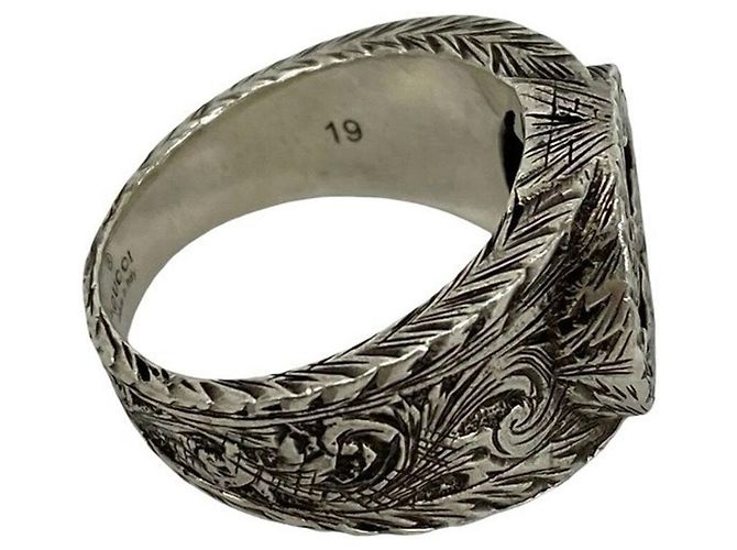 Gucci Arabesque Band Ring Silvery - view 5